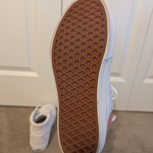 Vans Women's White High-Top Sneakers - Picture 6 of 6